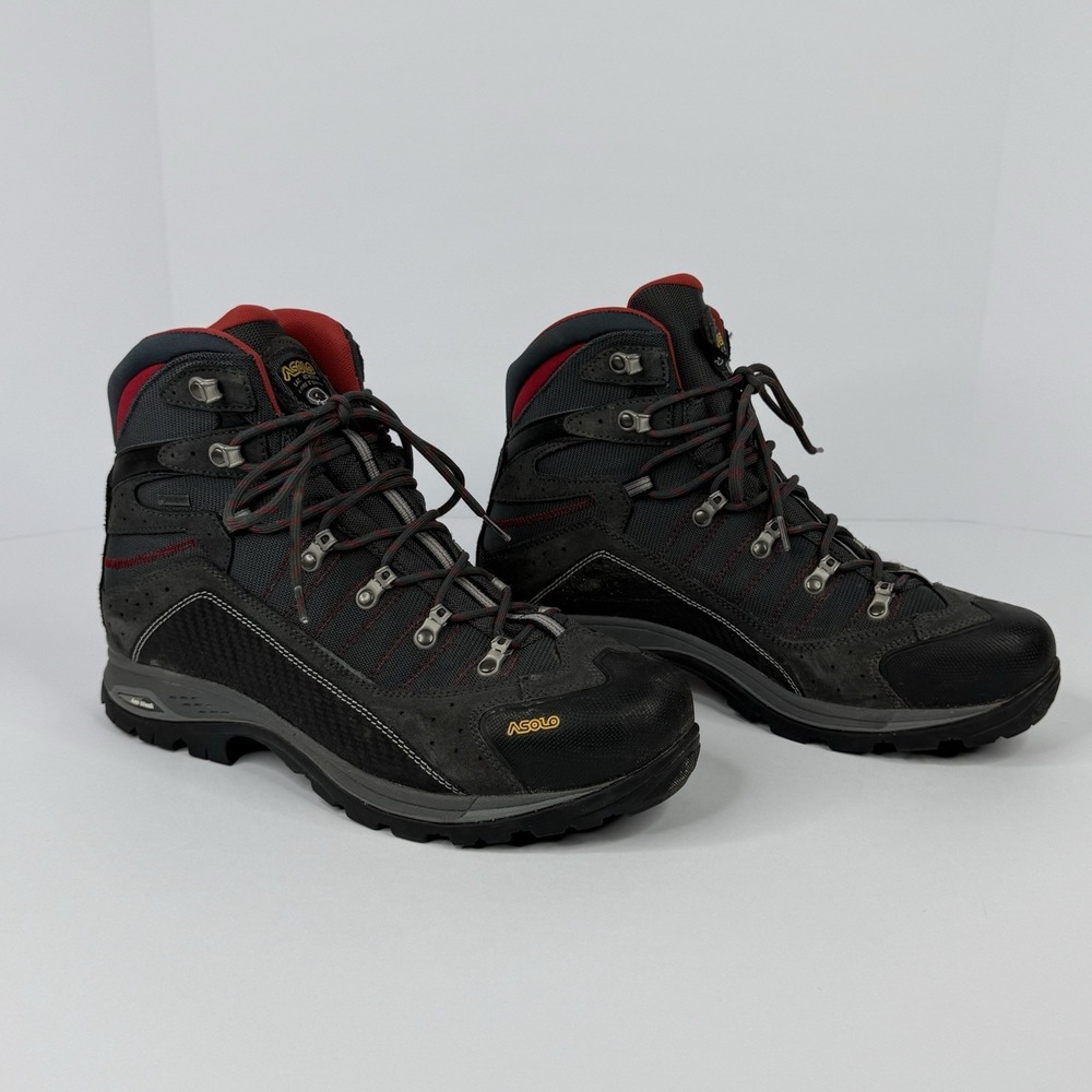 Asolo Drifter GV Evo Hiking Boots Graphite Gray Mens Size 12 Gore-Tex Vibram
